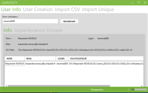 Page d'accueil